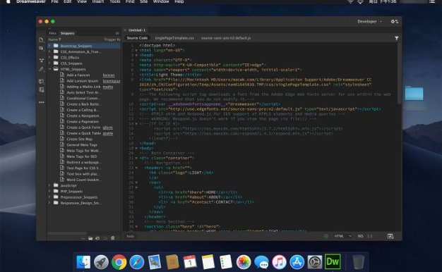 Adobe Dreamweaver CC全系列激活版一键下载安装教程 [DW2018-2020版本][Win/Mac]