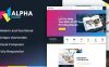 AlphaColor – 打字复印广告公司网站WordPress主题