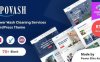 Povash – 电动清洗压力清洗家政WordPress模板