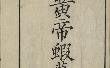 中医古籍《黄帝蝦蟇经》