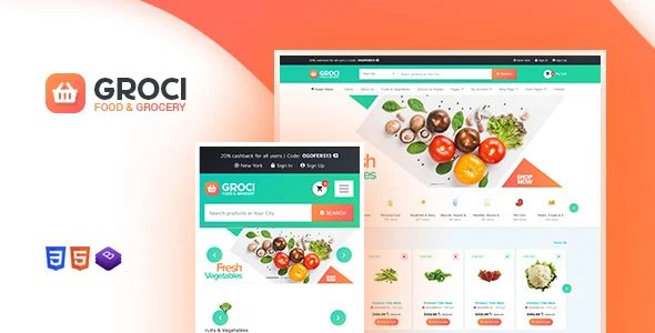 Groci – 有机食品生鲜杂货市场WordPress主题
