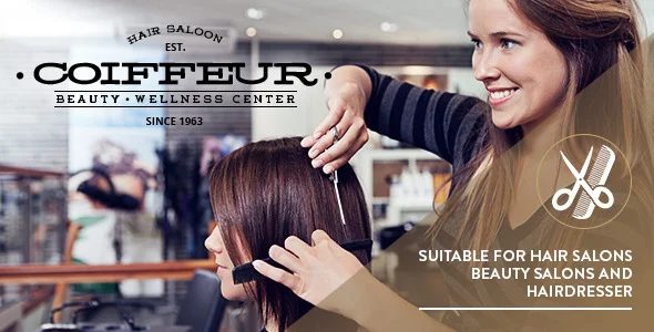 Coiffeur 美发沙龙美容网站模板WordPress主题