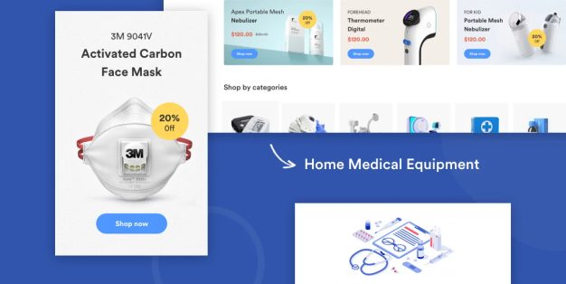 Medizin – 医疗器械医护用品外贸商店WooCommerce汉化主题