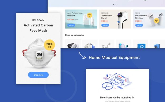 Medizin - 医疗器械医护用品外贸商店WooCommerce汉化主题