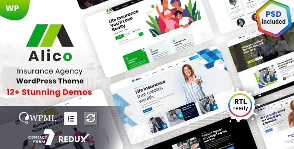 Alico – 金融财务保险业务网站WordPress模板