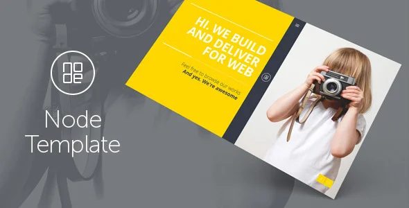 Node v1.1 – 响应式作品展示HTML模板