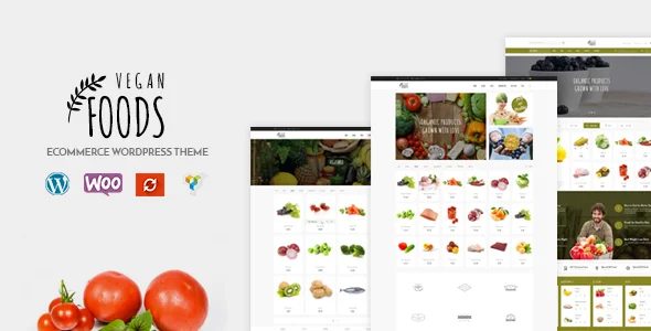 Vegan Food - 有机商品商店WordPress主题