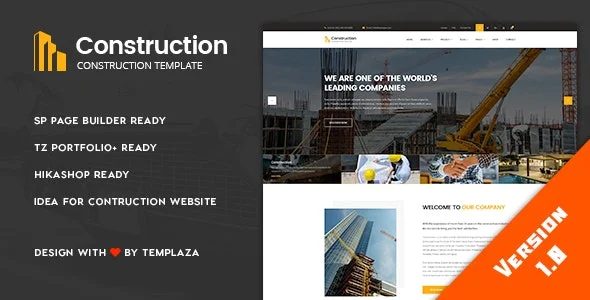 Construction – 建筑装饰工程 Joomla 模板