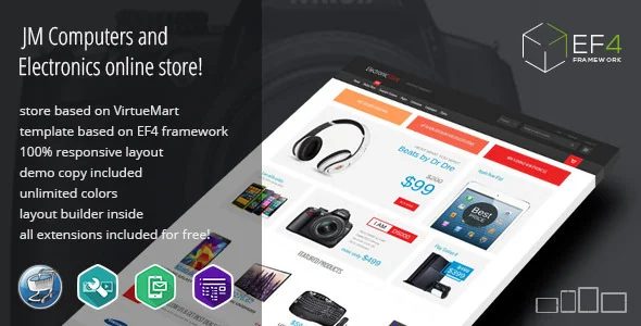 Electronics v1.10 – 多用途VirtueMart在线商店
