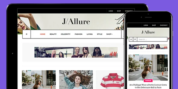 JA Allure v1.0.2 – 时尚杂志Joomla模板