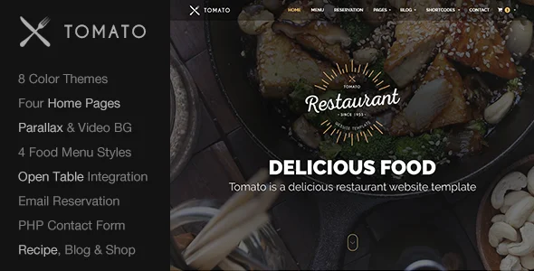 Restaurant – 响应式餐厅HTML5模板