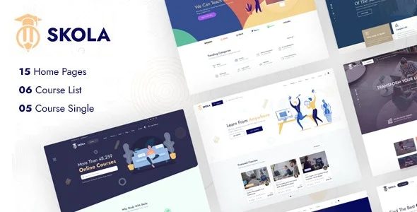 Skola – LMS 在线教育课程培训网站WordPress模板