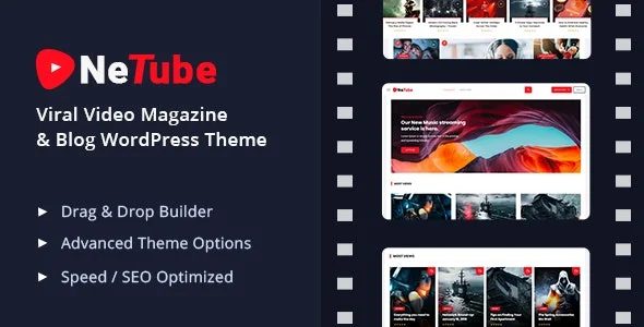 Netube – 视频杂志博客网站WordPress主题