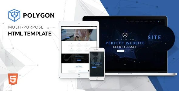 Polygon – 强大多用途HTML5网站模板