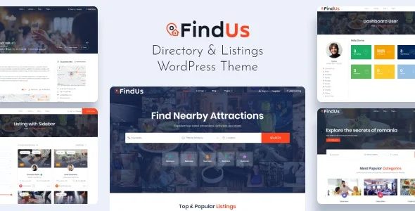 Findus – 本地商家目录网站模板WordPress主题