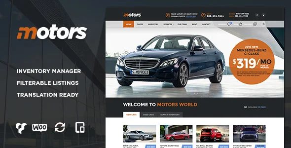 Motors – 汽车销售租售网站WordPress主题 – v5.3.7