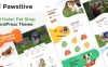 Pawsitive - 宠物护理宠物用品商店WordPress汉化主题