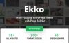 Ekko - 多行业可视化编辑网站WordPress主题