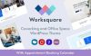 Worksquare – 协同办公空间企业合租WordPress主题 – v1.14