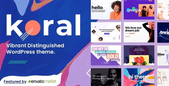 Koral – 多概念企业网站模板WordPress主题