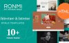 Ronmi – 室内设计建筑工程网站HTML5模板