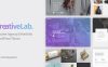 Creative Lab - 创意作品展示网站模板WordPress主题 - v1.1.7