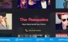 The Pasquales - DJ 音乐艺术家网站WordPress主题