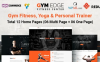 Gym Edge – 健身运动健身房网站WordPress主题
