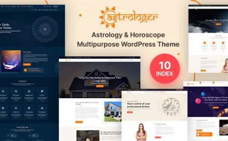 Astrologer - 星座占星术网站模板WordPress主题 - v1.0.7