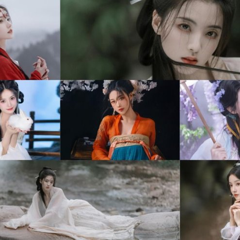 255张汉服国风美人4K分辨率电脑壁纸 985M