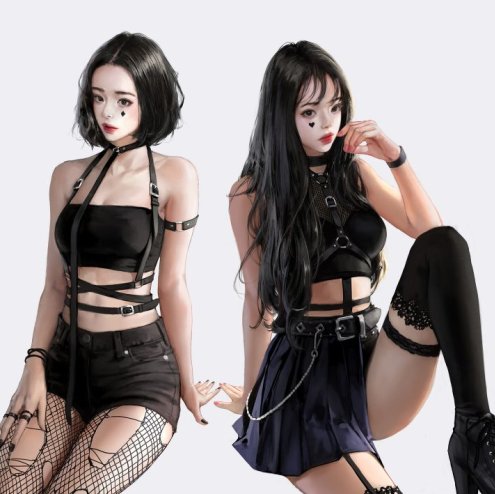 4581 韩国画师J.Won Han人物插画作品免费欣赏 [19P10M]