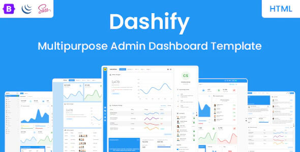 Dashify – 多用途响应式网站后台模板