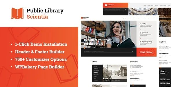 Scientia – 图书馆书店教育网站WordPress主题 – v1.0.5