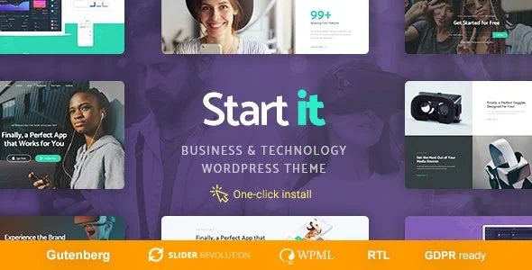 Start It - 科技技术企业WordPress主题