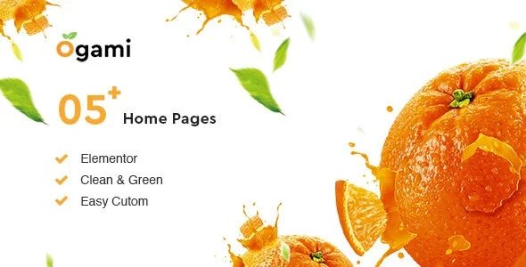 Ogami – 有机面包店商店网站模板WordPress主题