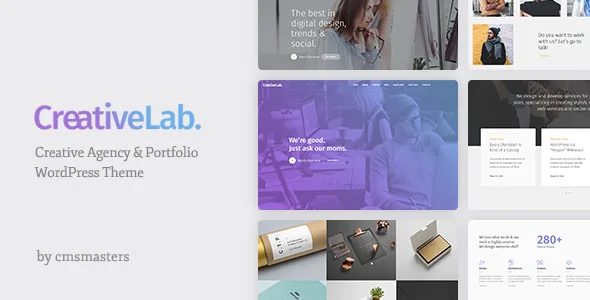 Creative Lab – 创意作品展示网站模板WordPress主题 – v1.1.7