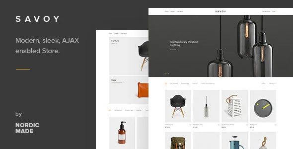 Savoy - 极简购物商城网站WooCommerce主题 - v2.7.9