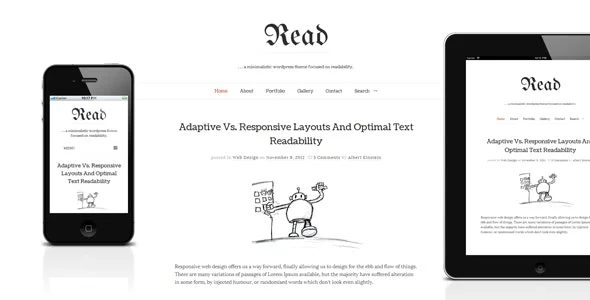 Read WP – 极简主义WordPress博客主题