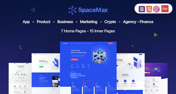 SpaceMax – 多用途企业网站HTML模板