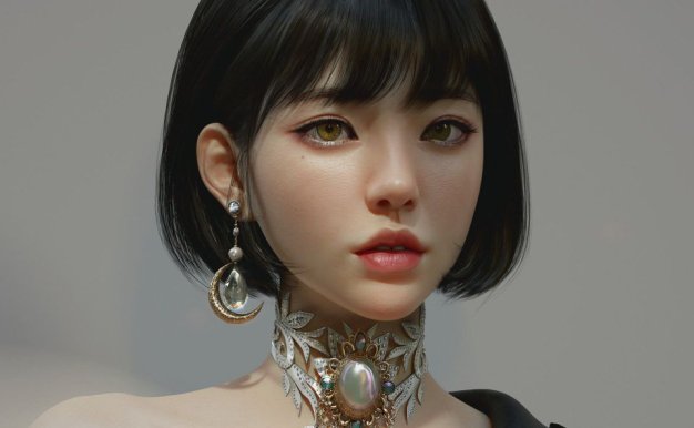 4562 韩国3D艺术家 YeJun Lee逼真女性人物作品欣赏