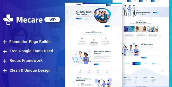 Mecare – 健康医疗诊所网站HTML模板
