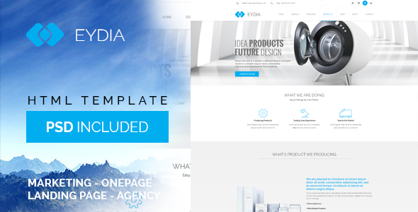 Eydia – 响应式多用途HTML5模板