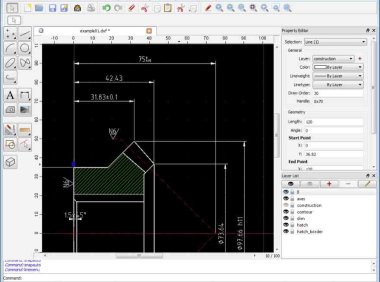 QCAD 社区版 – 免费开源的 CAD 软件，AutoCAD 的免费替代品