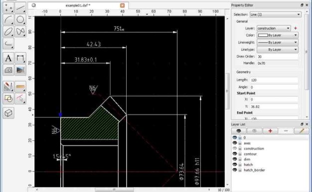 QCAD 社区版 – 免费开源的 CAD 软件,AutoCAD 的免费替代品