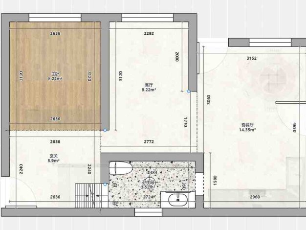 农村老屋重建记之自制房屋平面图
