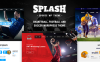 Splash 足球体育运动网站模板WordPress主题