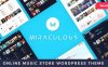 Miraculous 在线视频音乐商店WordPress主题