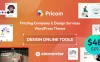 Pricom 打字复印印刷传媒公司网站WordPress模板
