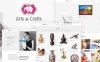 Crafts & Arts 艺术家作品集网站模板WordPress主题 v2.4