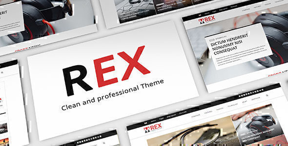 The REX 杂志新闻博客网站WordPress主题